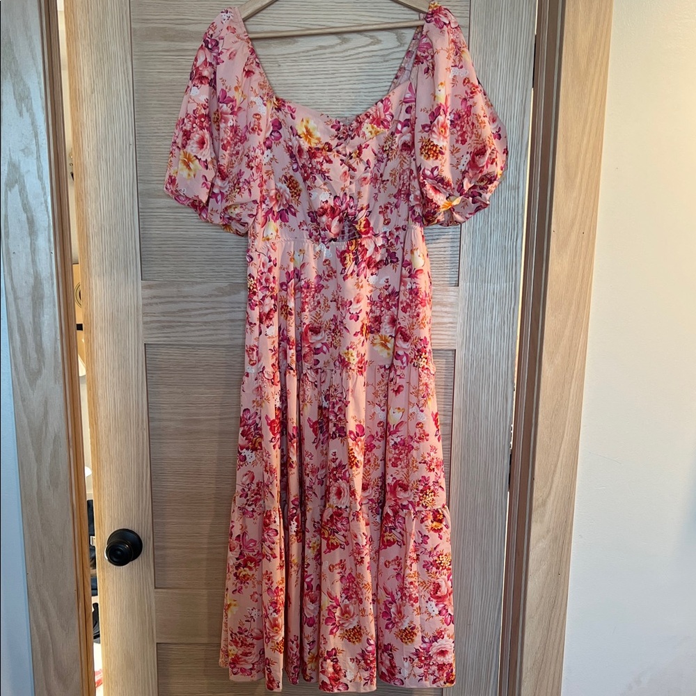 Floral Pink women’s Dress